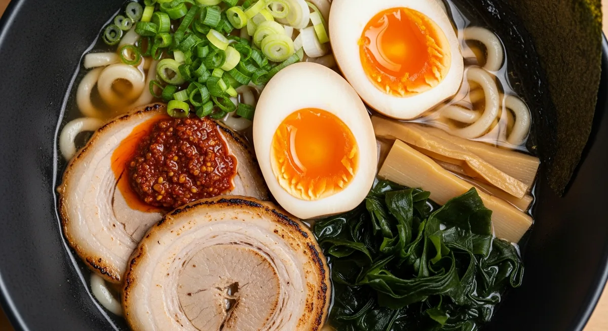 Comparatif visuel épaisseur nouilles japonaises udon ramen soba yakisoba