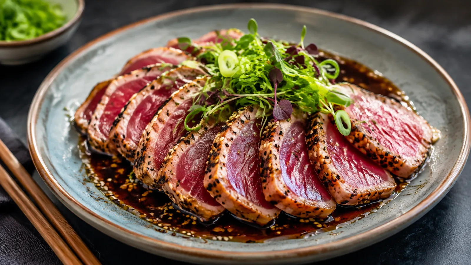 Recette tataki de thon au sésame, méthode japonaise