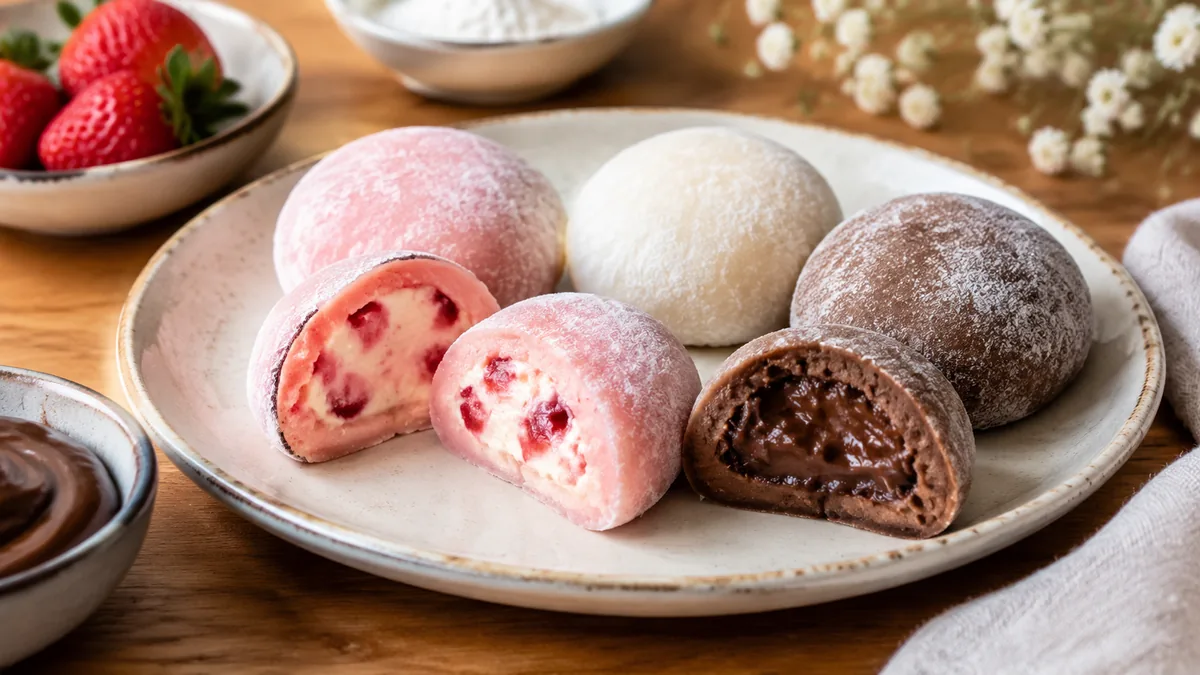 Comparatif entre daifuku traditionnel et mochi glacé