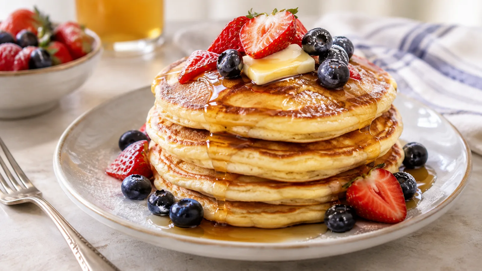 Recette pancake fluffy : la méthode japonaise aérienne