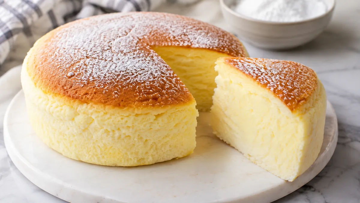 Schéma du bain-marie pour cheesecake japonais