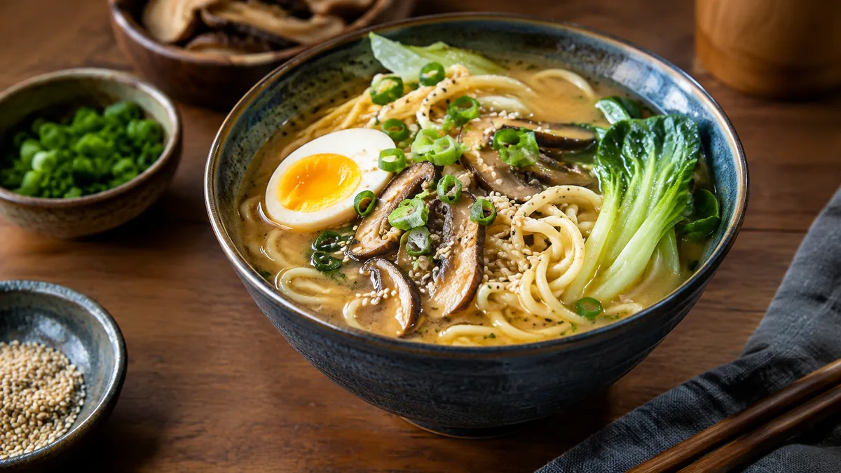 Étapes annotées pour préparer une soupe miso
